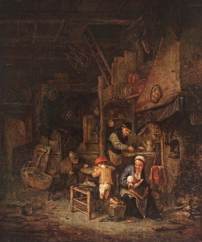 Interior with a Peasant Family sg